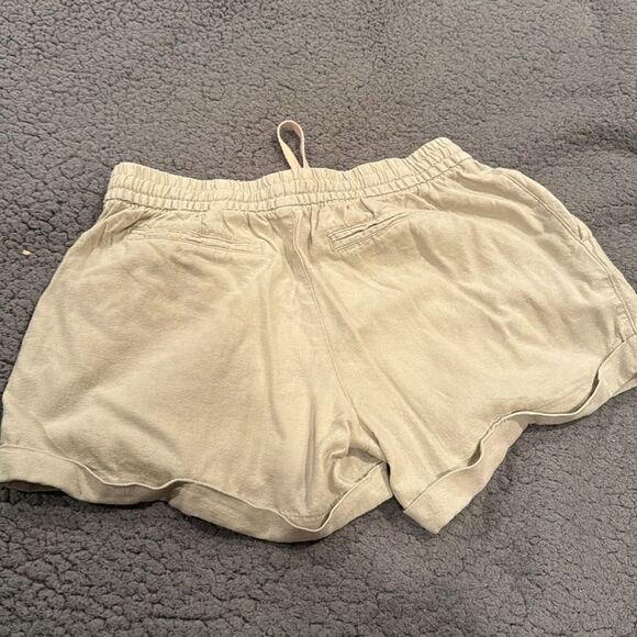 Old Navy Tan Linen Blend Pull On Shorts Size X Small - Picture 7 of 7